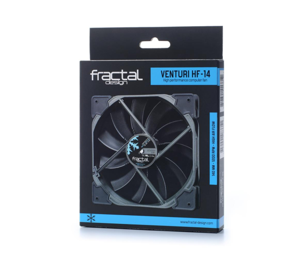 FRACTAL DESIGN 140mm Venturi HF Black FD-FAN-VENT-HF14-BK - 363503 - zdjęcie 2